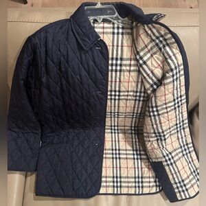 Burberry Quilted Navy Jacket